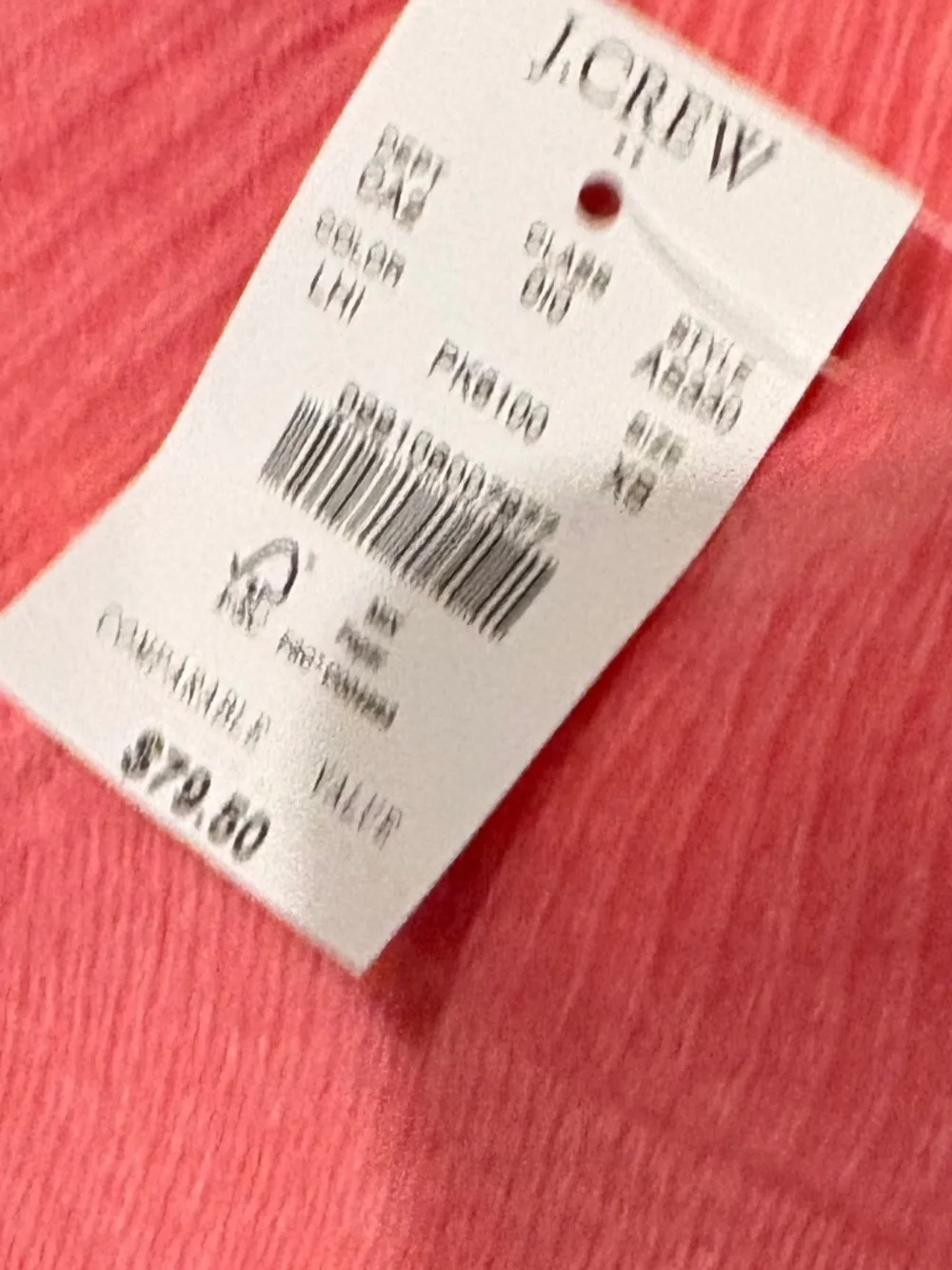 J crew j. Crew pink sweater xs new nwt